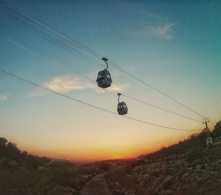 Up above the river, so high, it feels like I am flying in the sky! Who would you like to share the sky with?