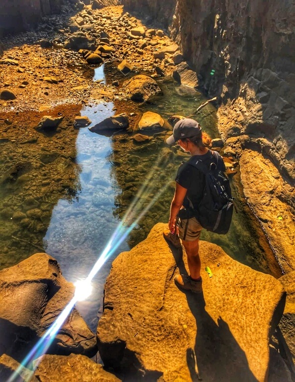 Take a selfie with nature’s mirror. Share this with that friend who can’t resist a mirror.