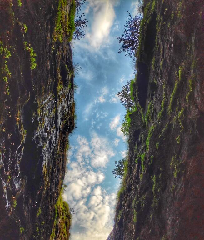 A narrow glimpse of the sky reveals a lot more than you’d expect. Share this with a friend who points out the silver linings in your life.