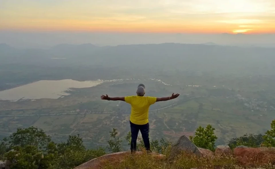 Photo of Makalidurga Trek Starting Point, Karnataka by Pragati Soni