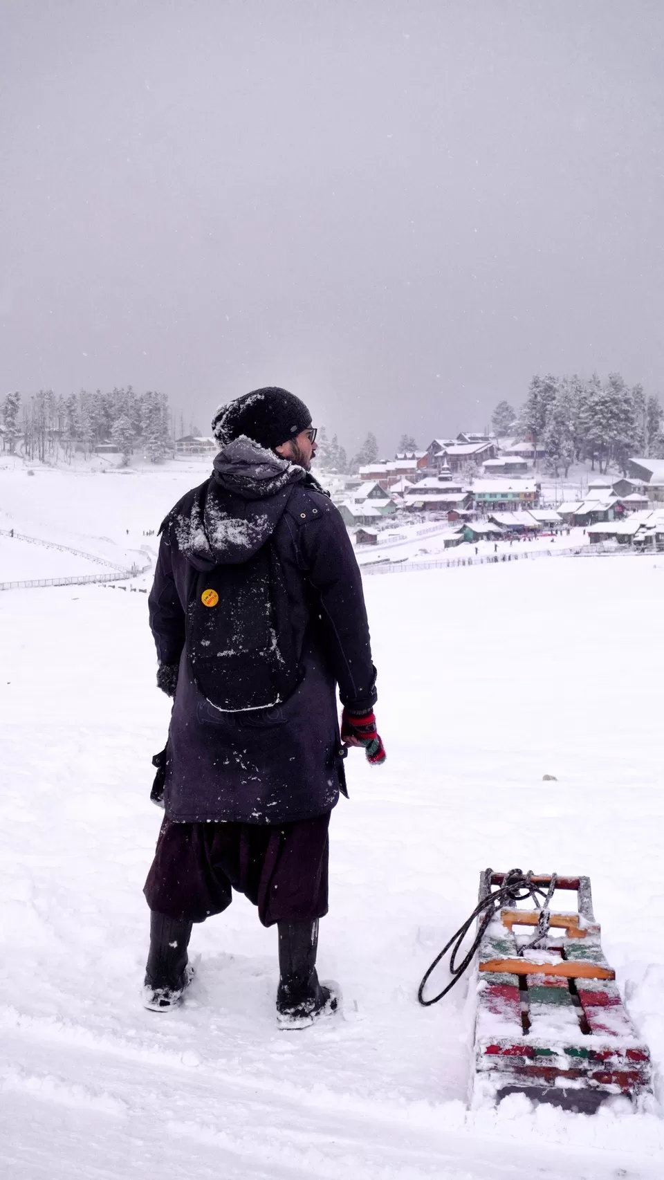 Photo of A Snowy Day in Gulmarg by Shubham Gandhi