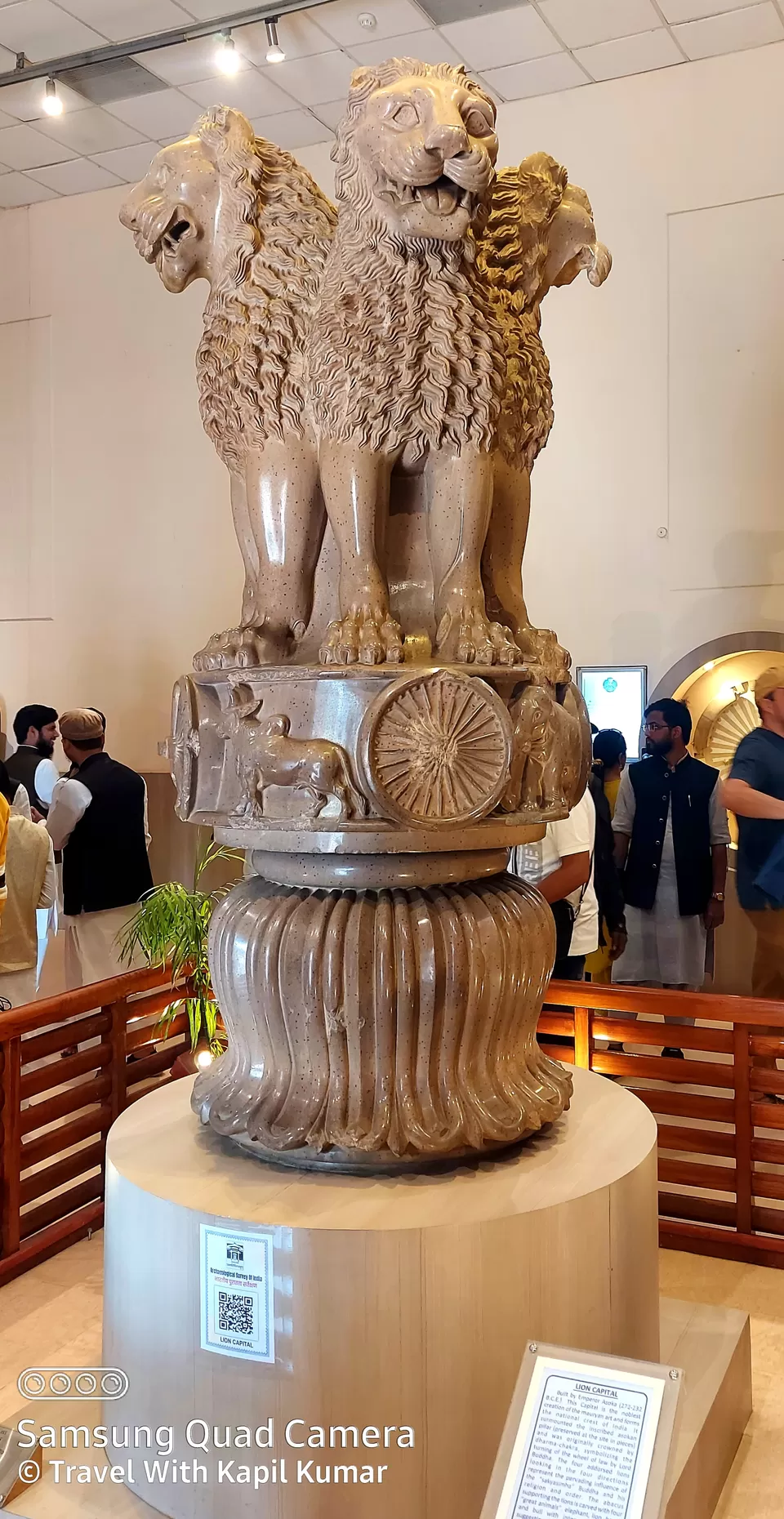 Photo of Story of Ashok Stambh - The Indian National Emblem. (Sarnath) राष्ट्रीय प्रतीक अशोक स्तम्भ की कहानी. by Kapil Kumar