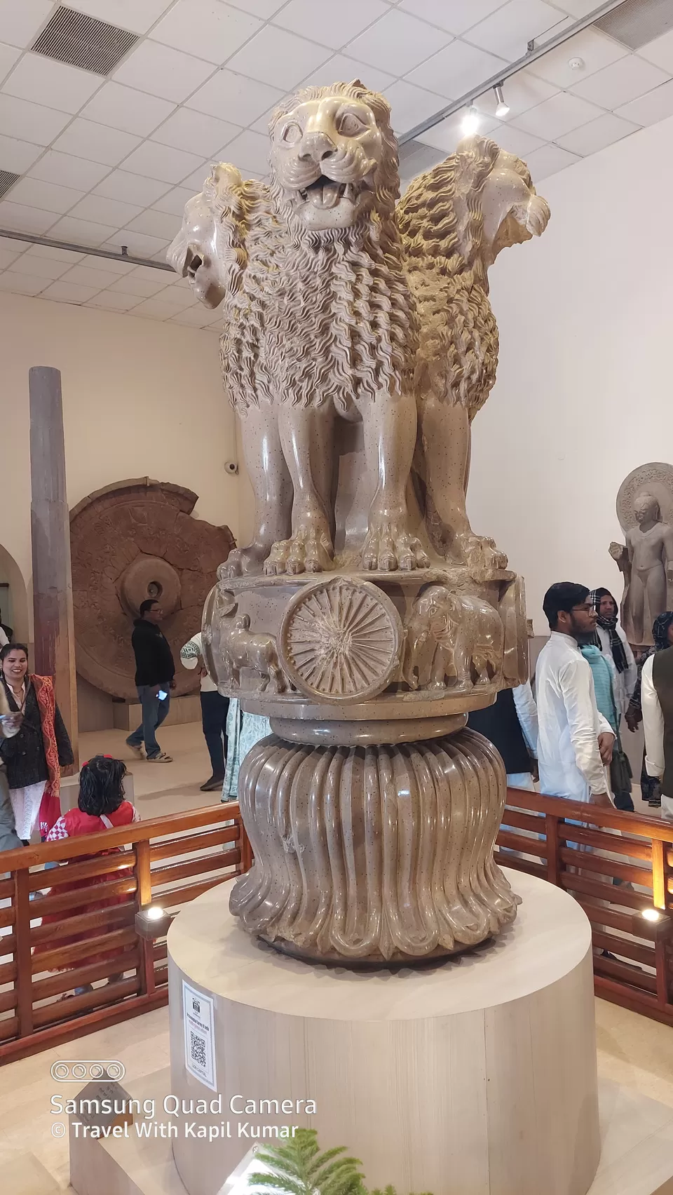 Photo of Story of Ashok Stambh - The Indian National Emblem. (Sarnath) राष्ट्रीय प्रतीक अशोक स्तम्भ की कहानी. by Kapil Kumar