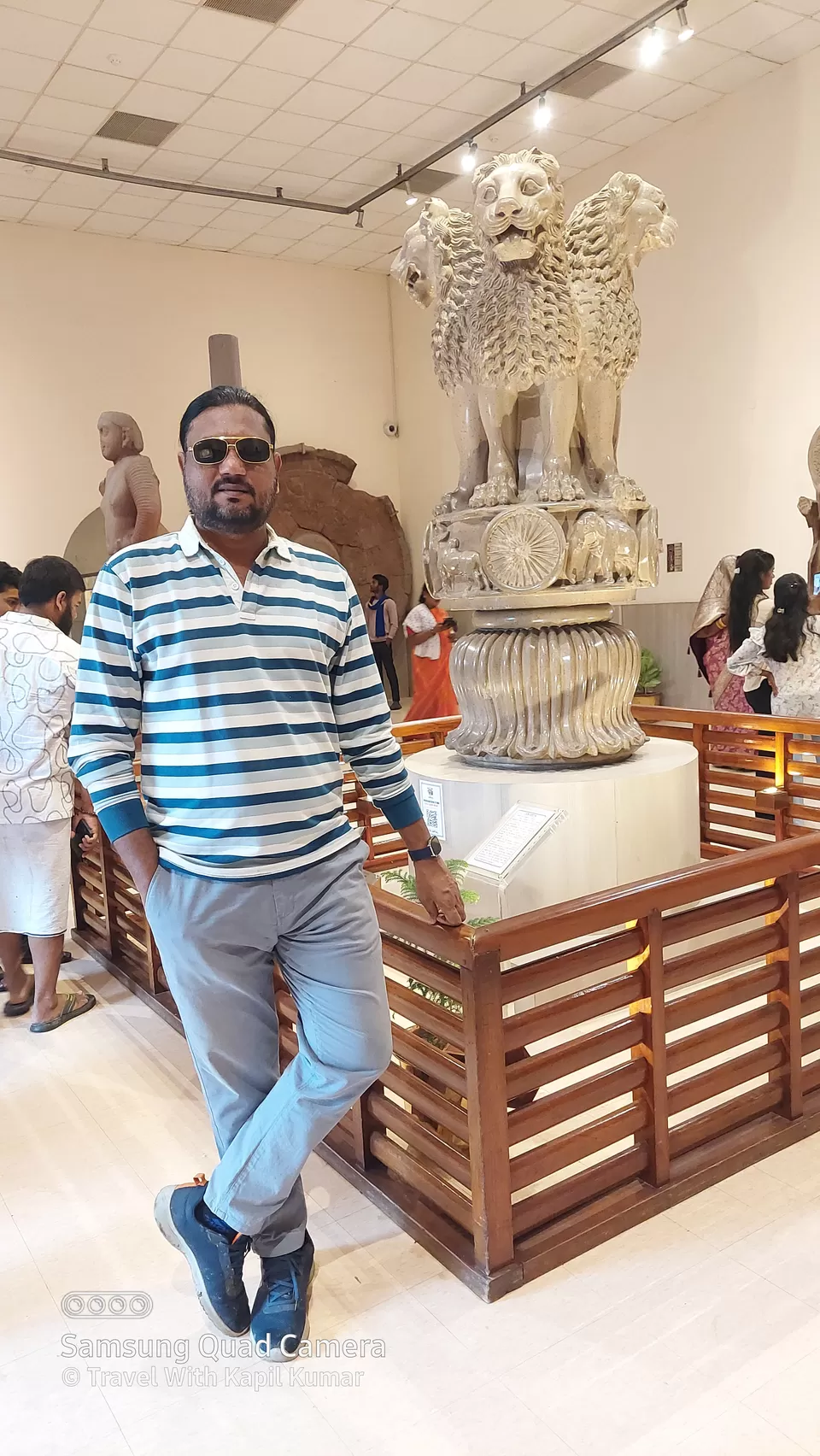 Photo of Story of Ashok Stambh - The Indian National Emblem. (Sarnath) राष्ट्रीय प्रतीक अशोक स्तम्भ की कहानी. by Kapil Kumar