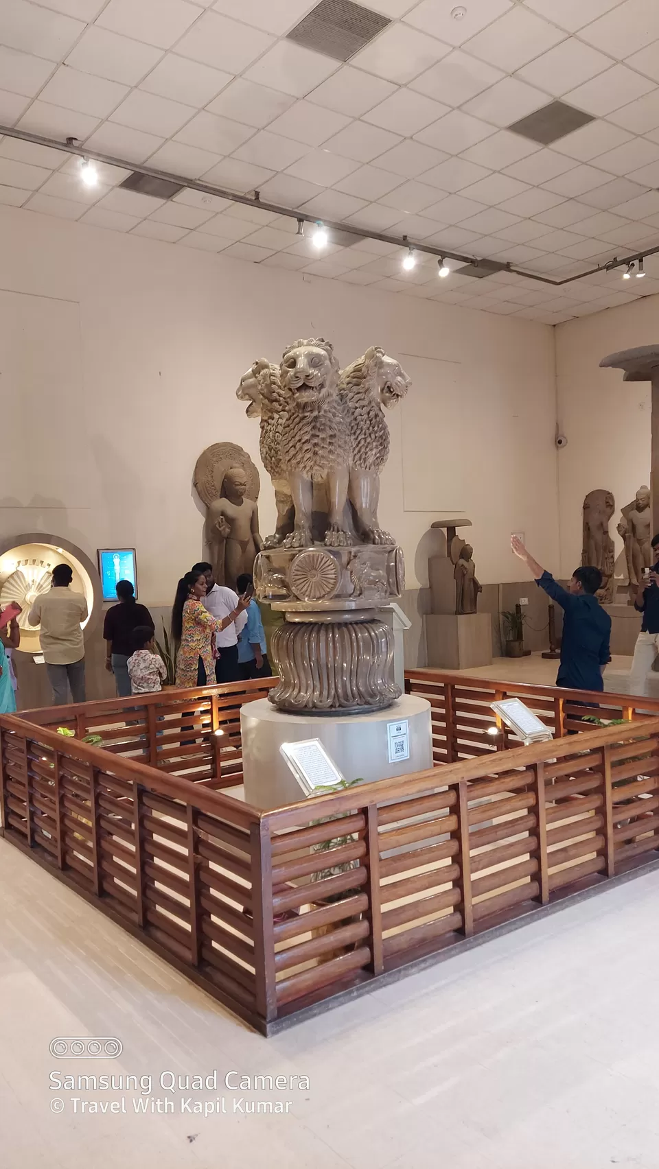 Photo of Story of Ashok Stambh - The Indian National Emblem. (Sarnath) राष्ट्रीय प्रतीक अशोक स्तम्भ की कहानी. by Kapil Kumar