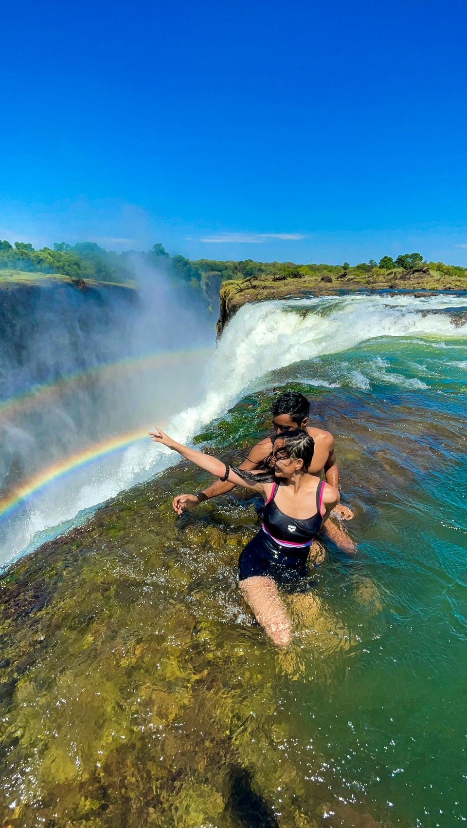 Photo of Swimming in Devils Pool. A week in Zambia! by Ankitha Rajendaran