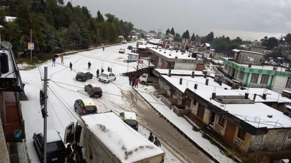 Photo of Shillong Turns Snow White Pre-Christmas as Massive Hailstorm Hits The City by Kuntala Banerjee