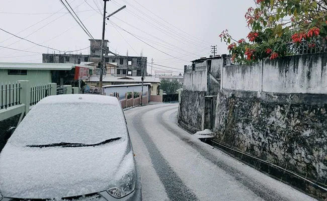 Photo of Shillong Turns Snow White Pre-Christmas as Massive Hailstorm Hits The City by Kuntala Banerjee