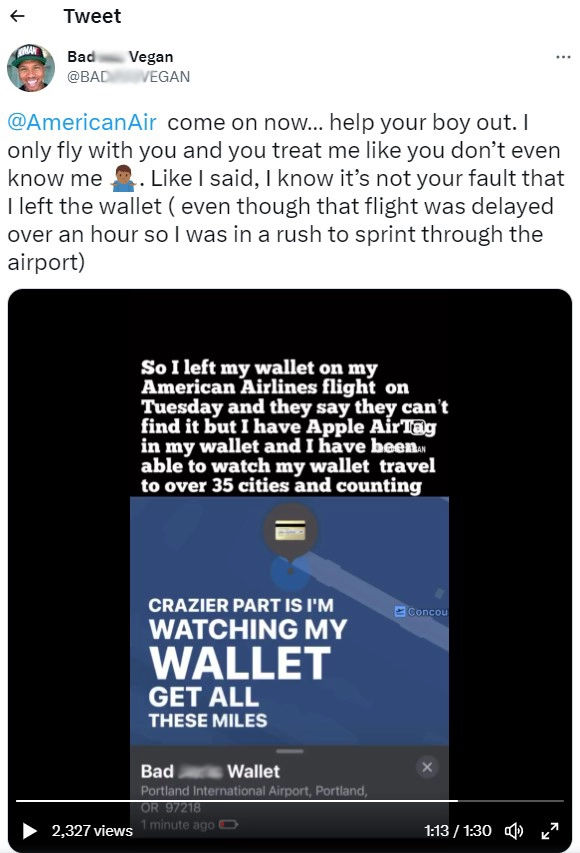 Photo of Heard About Airtags? Passenger Uses Apple Airtag to Track Lost Wallet Across 35 Cities! by Tanisha Mundra