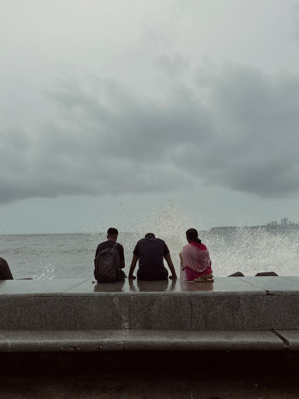 Photo of Mumbaikars say vibe of Marine drive hits different during monsoon. by Aakash Vishwakarma
