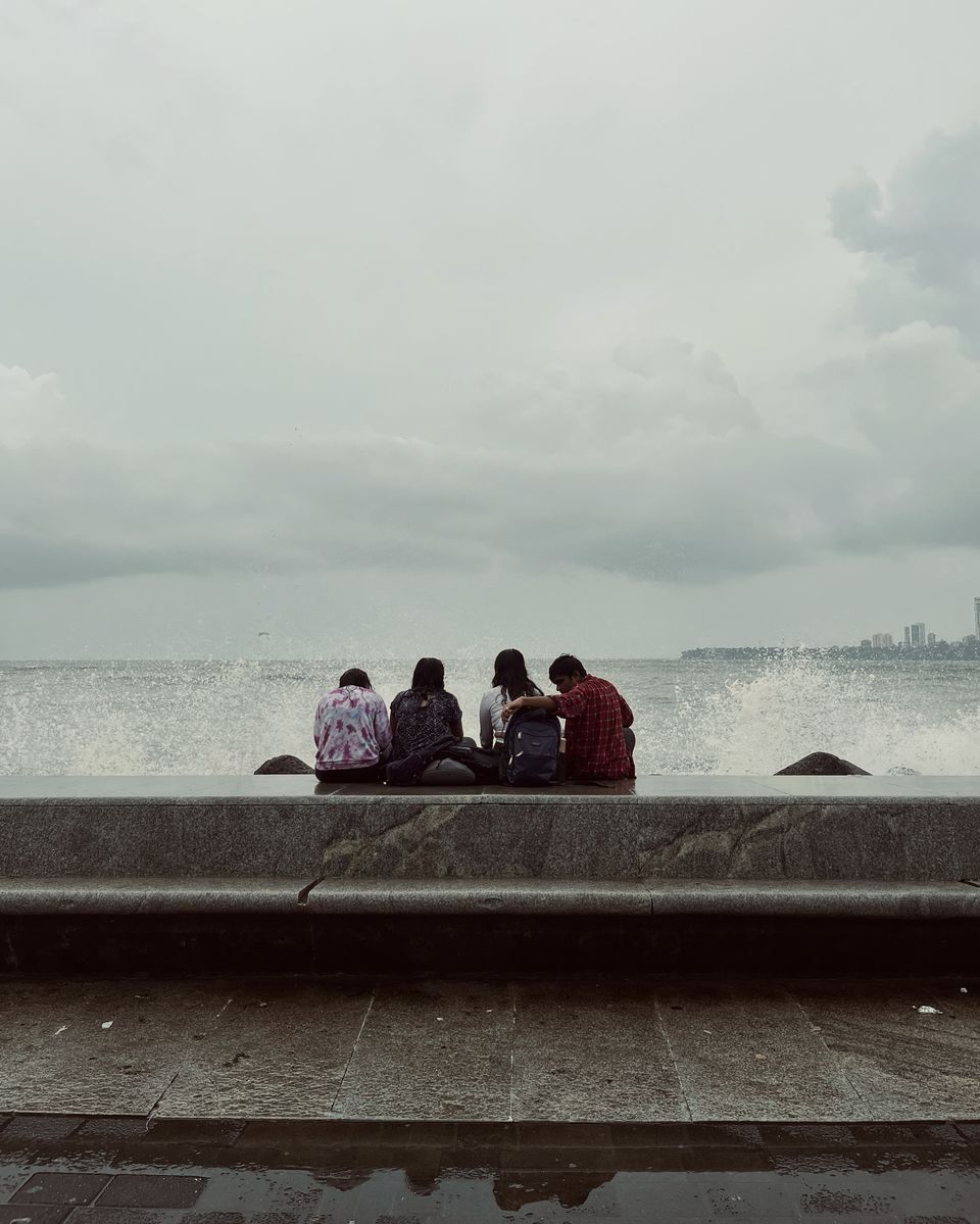 Photo of Mumbaikars say vibe of Marine drive hits different during monsoon. by Aakash Vishwakarma