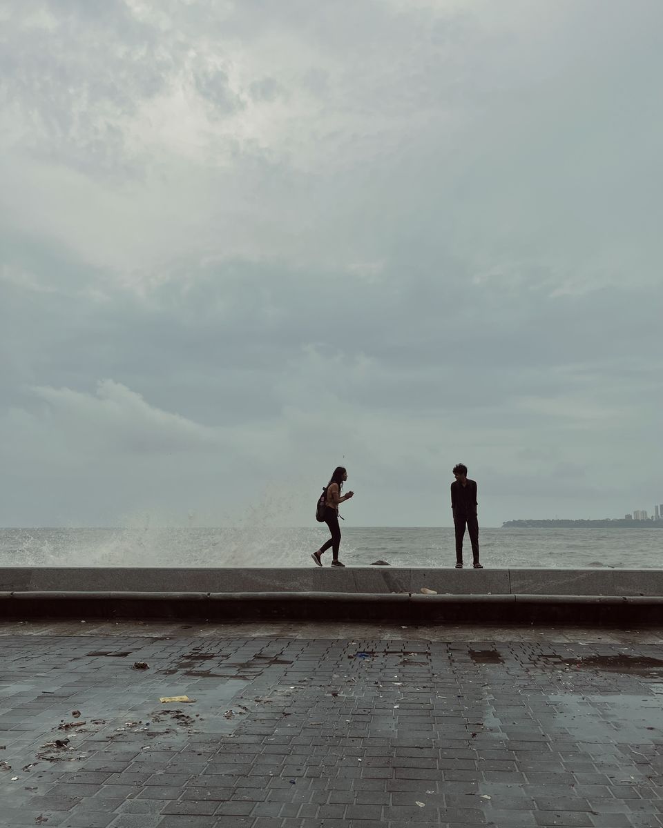 Photo of Mumbaikars say vibe of Marine drive hits different during monsoon. by Aakash Vishwakarma