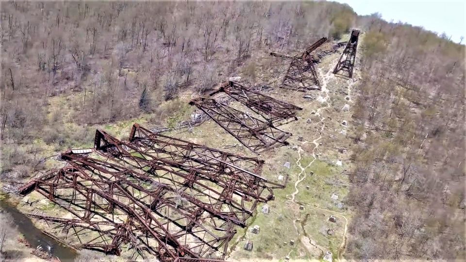 Photo of Kinzua Bridge(1882) - the then 8th Wonder of World by Sixty and Travelling