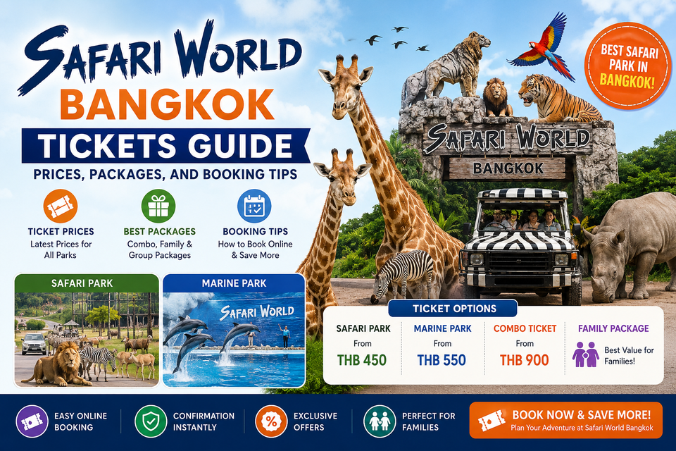 Photo of Safari World Bangkok Tickets Guide: Prices, Packages, and Booking Tips by Safari World Bnagkok