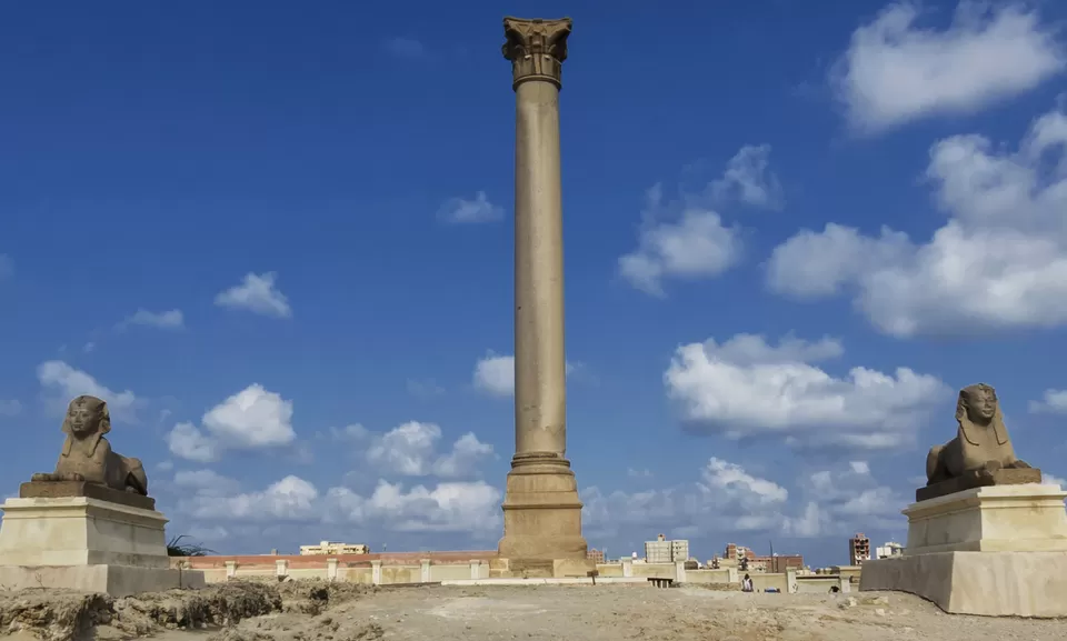 Photo of Pompey's Pillar, Karmouz by Tanvi Shah (travelstoriesbytan)