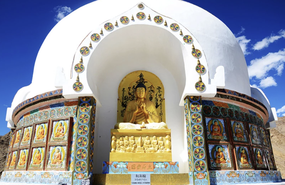 Shanti Stupa: A Peaceful Retreat in the Himalayas