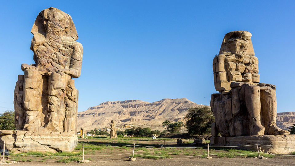 PH๏τo of Memnon Colossi 1/2 by 