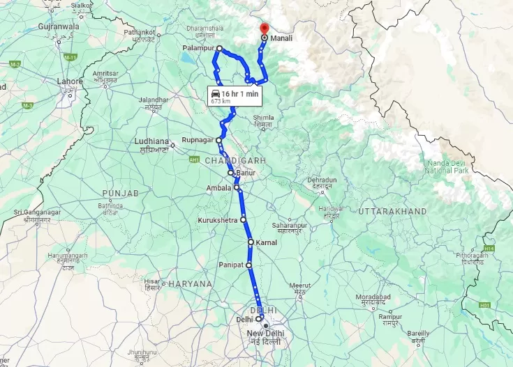 Photo of Delhi to Manali Road Trip: Top Routes, Attractions, and Travel Tips by Sreyashi Paul