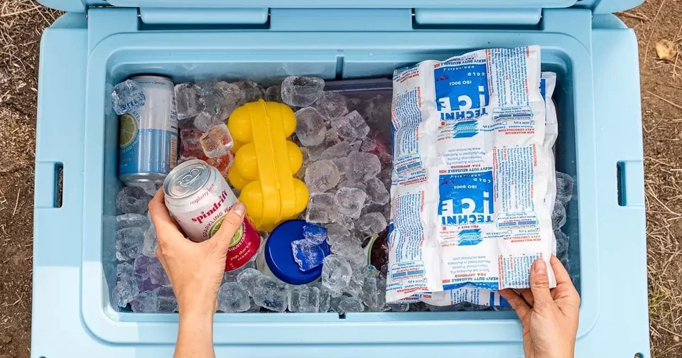 Photo of Keeping Perishables Cold by Ice Cold Gel Packs