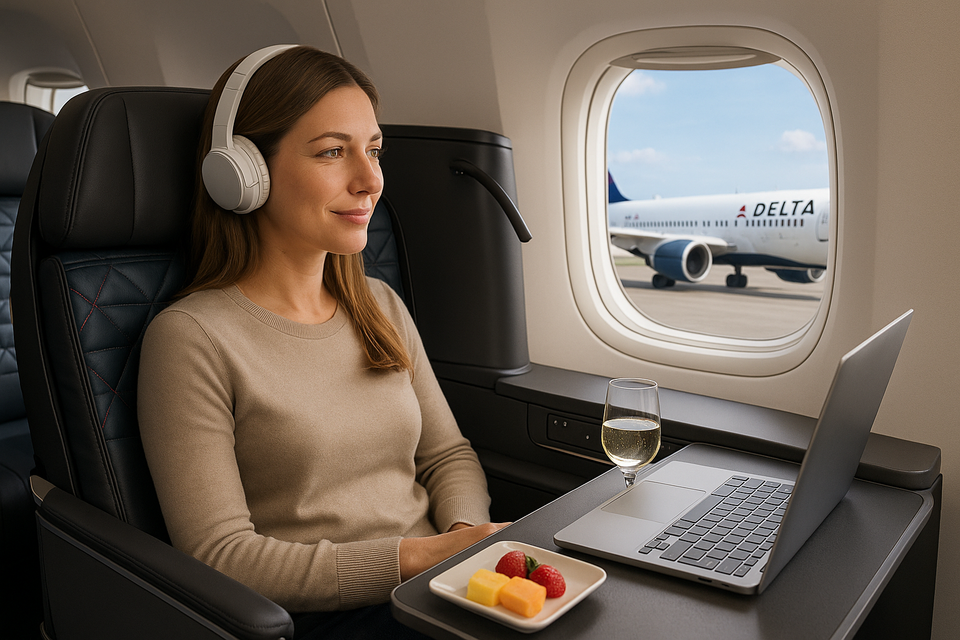 Delta Airlines Business Class Review 2025: Seats, Suites Travel Tips - Tripoto