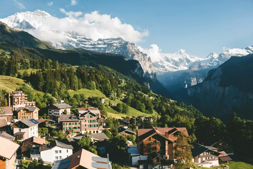 Photo of Wengen, Lauterbrunnen by Sakshi Nahar Dhariwal