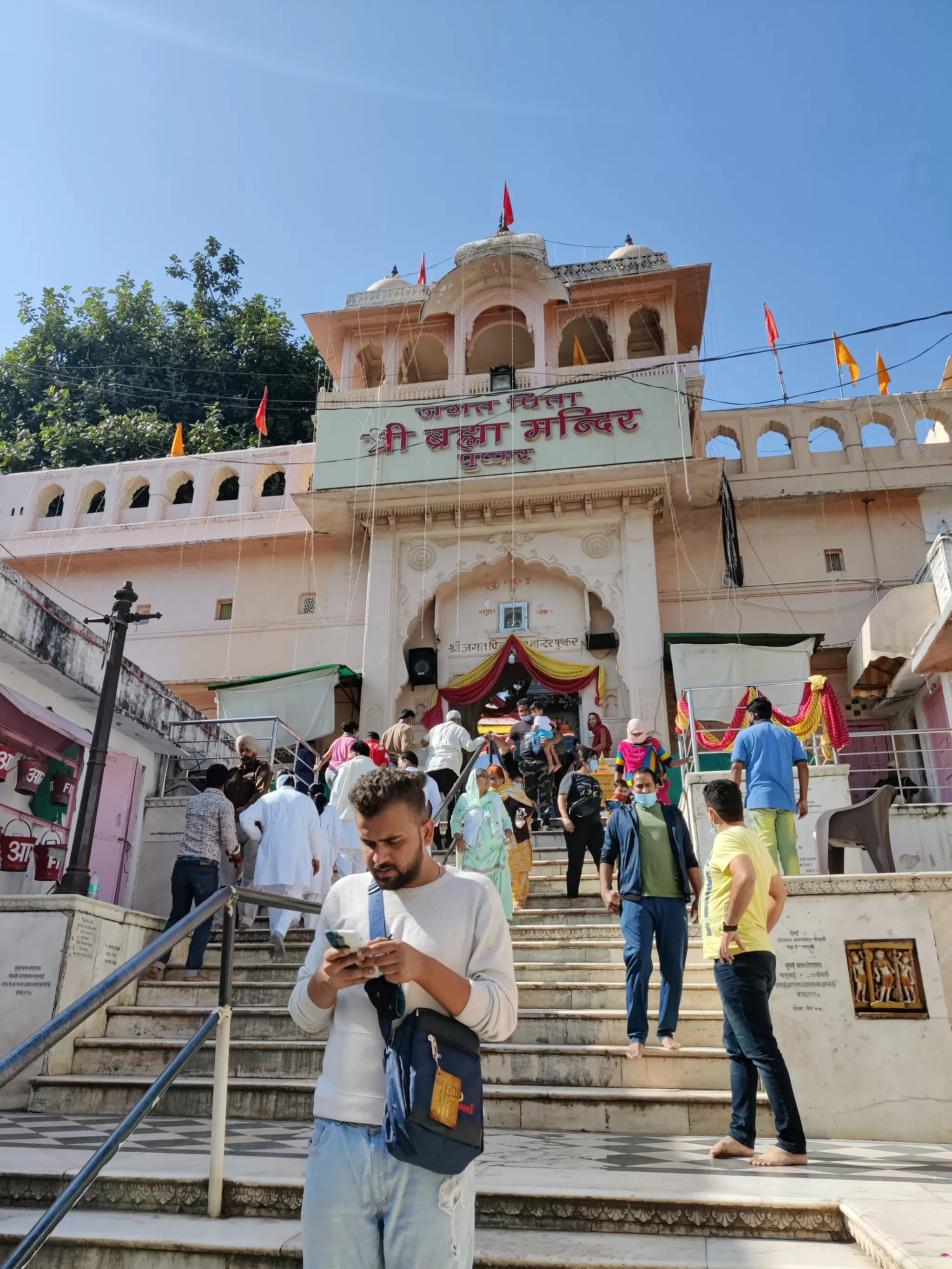 Photo of brahma temple, Pushkar
