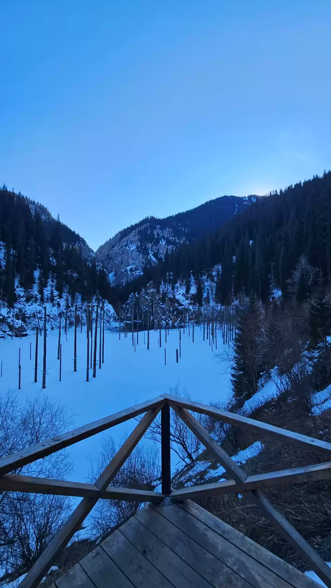 Photo of Kaindy Lake