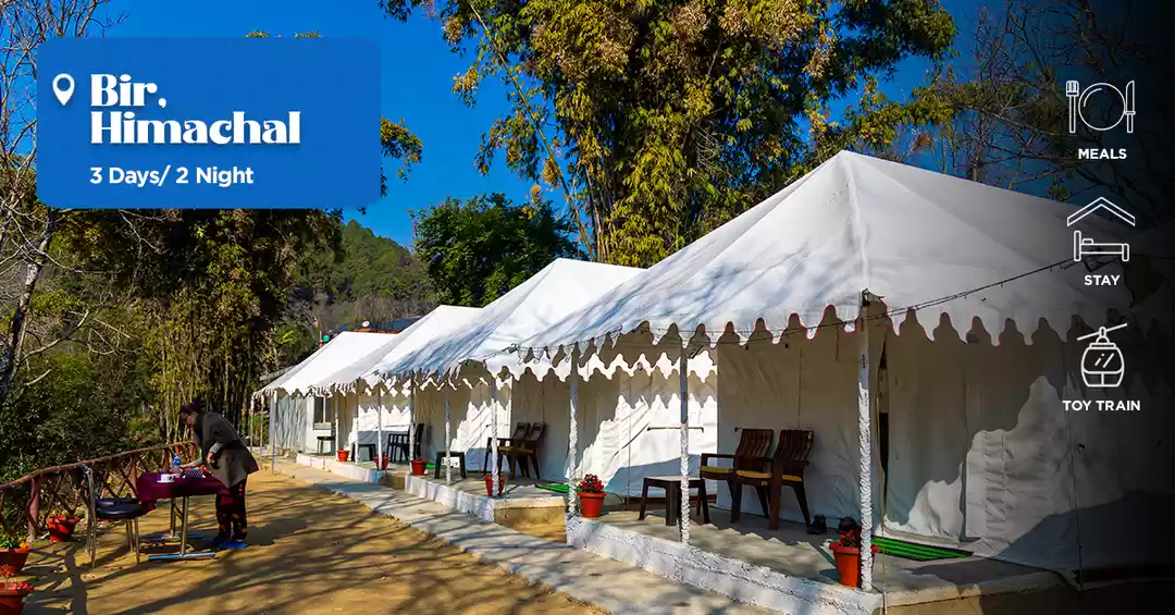 Photo of Experience Luxury Glamping and Paragliding in Dhauladar Mountains