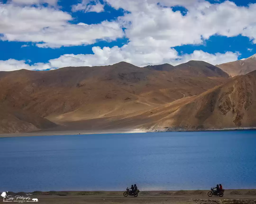 Photo of Pangong Lake is over