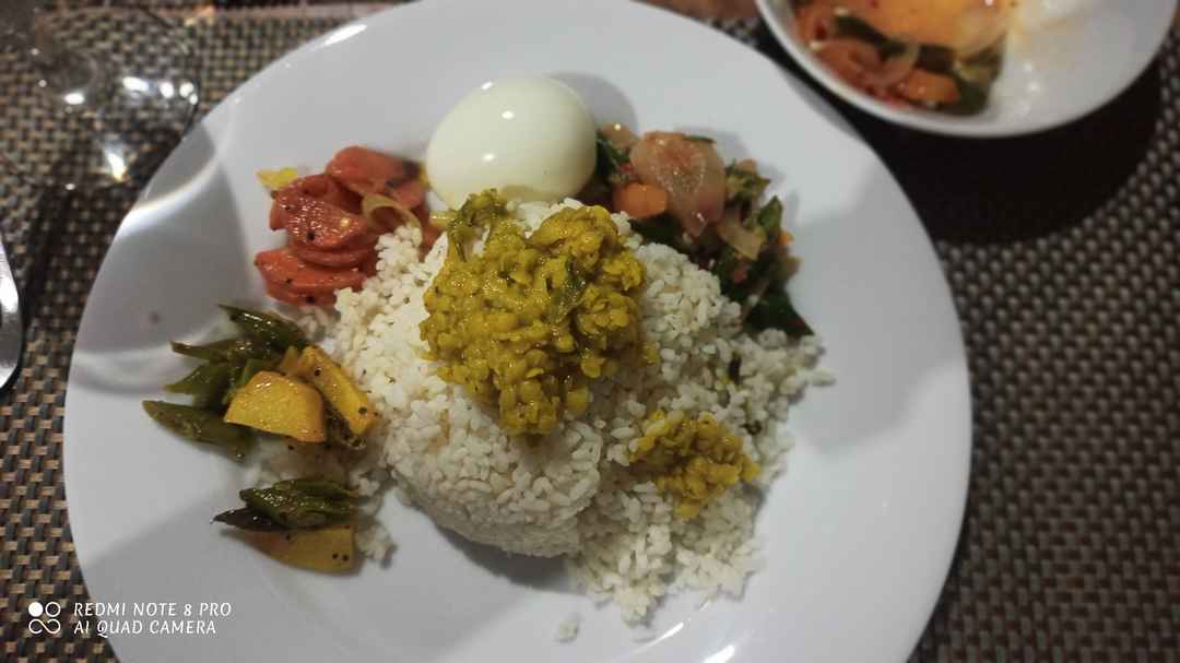Sri Lankan Rice And Curry  Traditional Rice Dish From Sri Lanka
