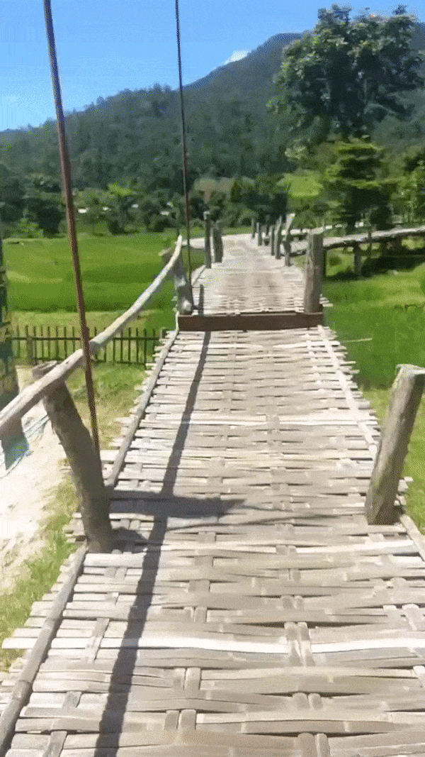 Photo of The Land Split & Bamboo Bridge of Pai, Thailand by Parag Phadnis